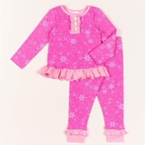 Ricrac and ruffles pajamas